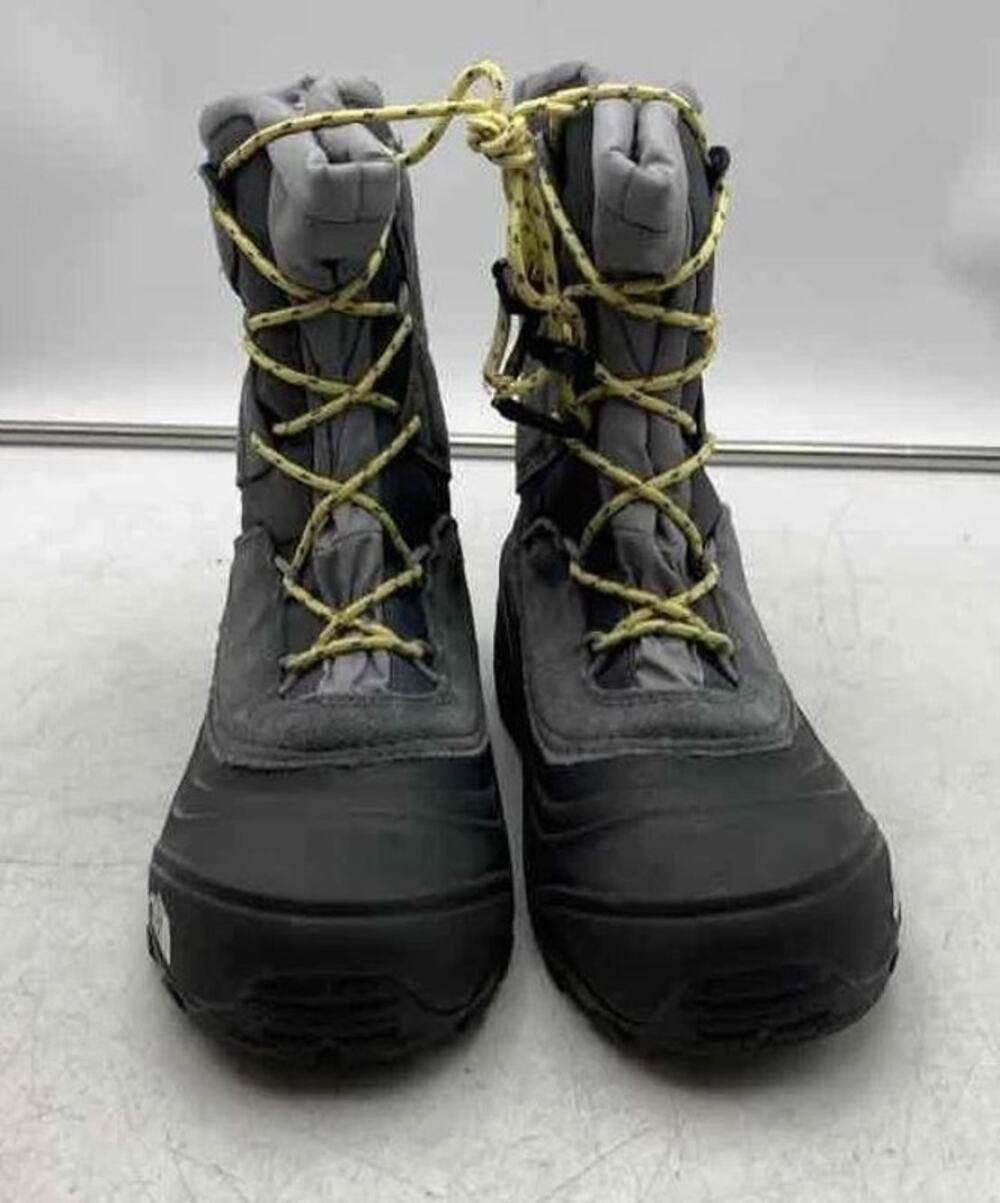 The North Face Womens Alpenglow V Gray Black Suede Mid-Calf Snow Boots Size 7